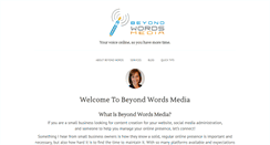 Desktop Screenshot of beyondwordsmedia.net